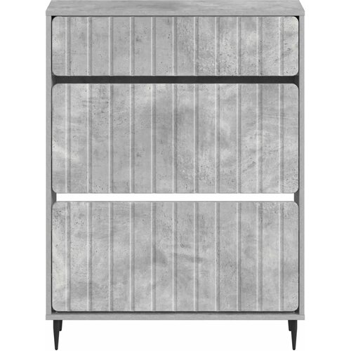  Ormar za cipele ZWOLLE 78 x 24 x 103 cm Konstruirano drvo - Betonska siva Slike