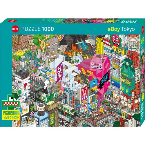 Heye puzzle eBoy Tokyo Quest 1000 delova 29981 Slike