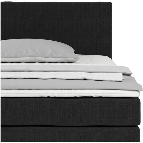 Based Postelja Boxspring Nero --, Črna, 140x200 Slike