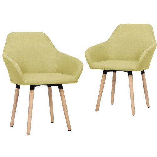  Blagovaonske stolice od tkanine 2 kom zelene Cene