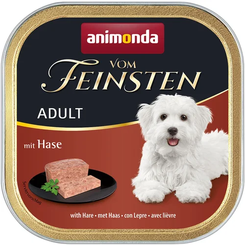 Animonda Varčno pakiranje vom Feinsten 24 x 150 g - Adult brezžitna: zajec