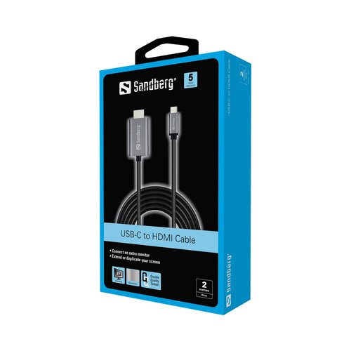 Sandberg usb-c na hdmi adapter kabel 2m 136-21 Cene