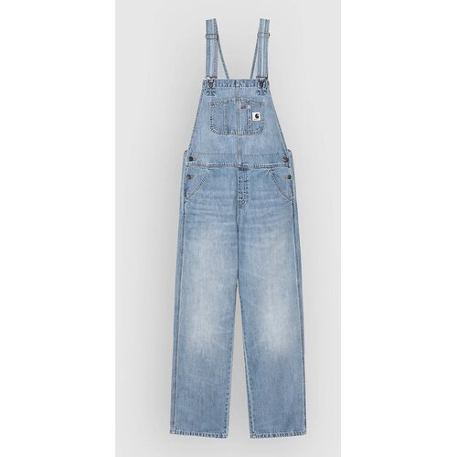 Carhartt WIP Bib Overall Straight Hlace z naramnicami iz džinsa blue burst washed Cene