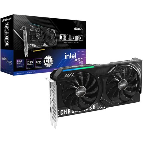 AsRock B580 CL 12GO OC VGAChallenger, Intel Arc B58012GB 192-bit GDDR6, 3xDP, HDMI Cijene