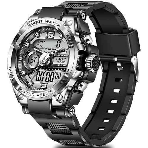 Sat LIGE RA-14664 - Crna / Srebrna KP14664 Cene
