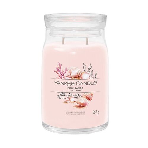 Yankee Candle Pink Sands di&amp;scaron;eča sveča Signature 567 g Slike