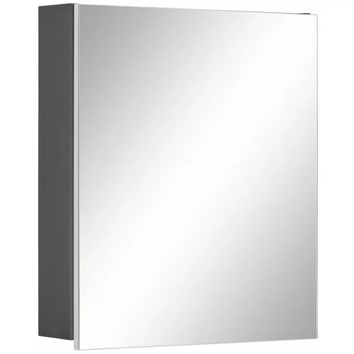 Støraa sivi zidni kupaonski ormarić sa ogledalom Wisla, 60 x 70 cm