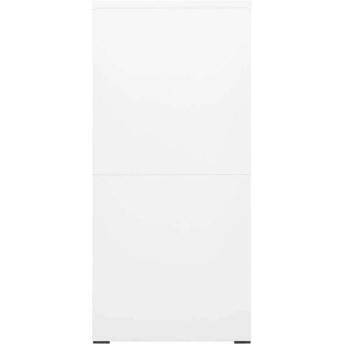 VidaXL Ormarić za spise bijeli 46 x 62 x 133 cm čelični Slike