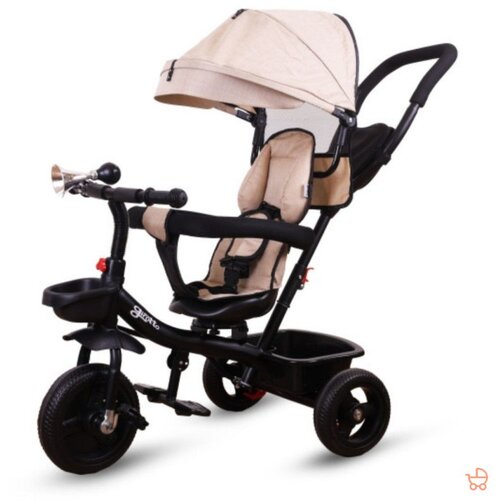 Jungle girotto tricikl za decu sa rotirajućim sedištem-beige Cene