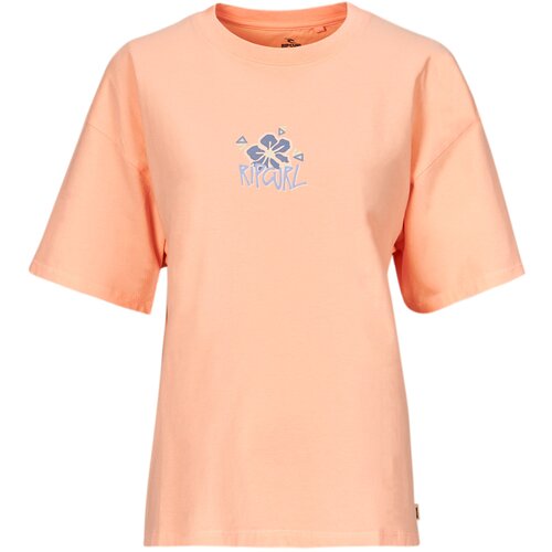 Rip Curl Majice s kratkimi rokavi ISLAND HERITAGE TEE Oranžna Slike