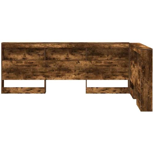  Skladi&amp;scaron;no uzglavlje Dimljeni hrast 207,5 x 137,5 x 76,5 cm Slike