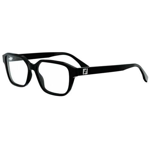 Fendi Squared Black Rectangular Eyeglasses - ONE SIZE (55) Slike