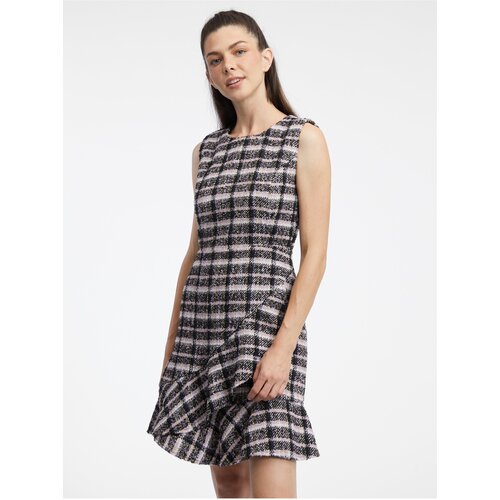 Orsay Women's pink and black tweed dress - Women Cene