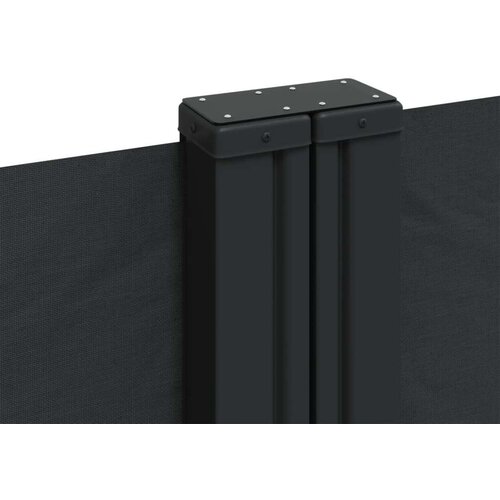  Uvlačiva bočna tenda 100 x 1000 cm crna Slike