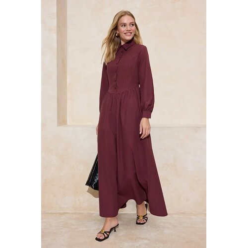 Trendyol Modest Ženska haljina Tctss26Eb00041, Ljubičasta Cene