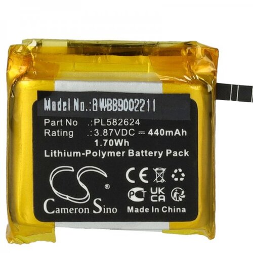 VHBW Baterija za Xiaomi AmazFit GTR 3 / GTR 3 Pro, 440 mAh Slike