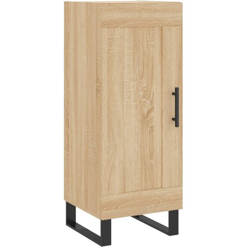  Visoka komoda hrasta sonome 34,5x34x180cm od konstruiranog drva Slike