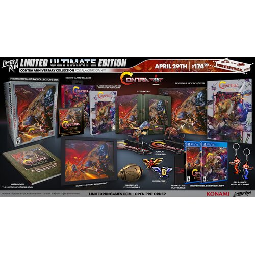  Contra Anniversary Collection Ultimate Edition - Limited Run (PS4) Cene