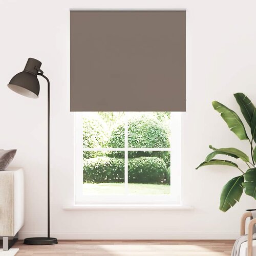 Rolo zavjesa za zamračivanje boje kave 120x210 cm Širina tkanine 116,6 cm Poliester Cene