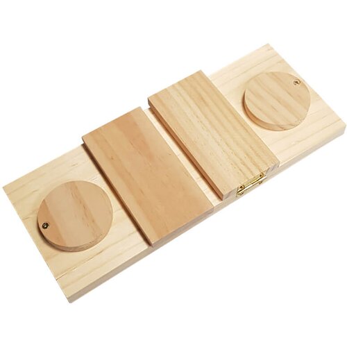 Duvo interaktivna lesena igrača za glodalce dan - 28 x 12 x 2,5 cm Cene