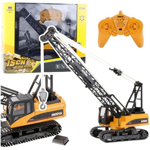 Lean Toys Gradbeni žerjav na daljinsko upravljanje z dvigalom RC 1:14 Cene