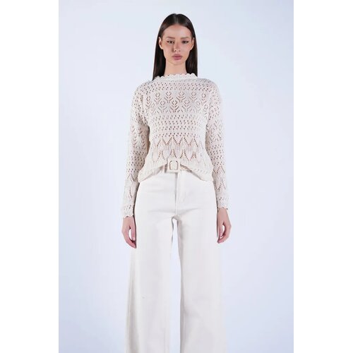 Trend Alacati Stili Ženska bluza Alc-X15112, Bež Slike