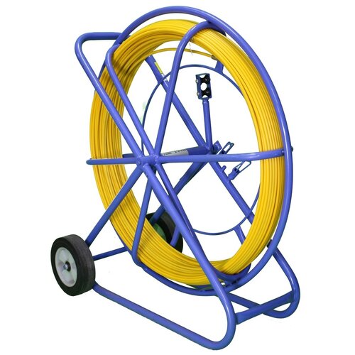 Extralink Pilot 8mm 50m | Remote control for pulling cables | FRP fiberglass, dia. 8mm, length 50m, yellow Slike