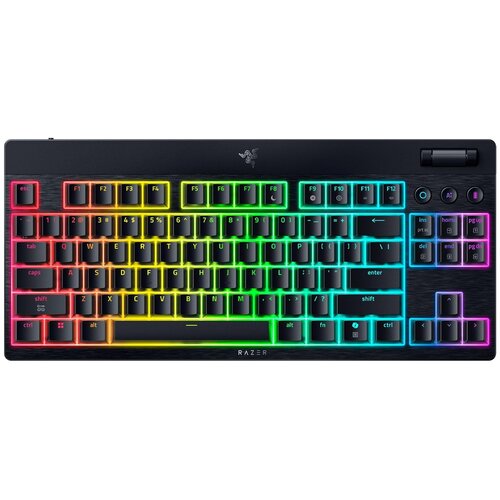 Razer BlackWidow V4 Low-profile Tenkeyless HyperSpeed brezžična US-SLO tipkovnica z rumenimi stikali Cene