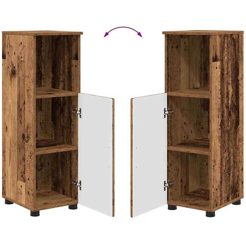  Kupaonski ormar Staro drvo 30 x 35 x 95 cm Konstruirano drvo Slike