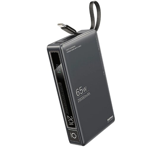 Remax Power bank prenosiva baterija Wingle Series RPP-87 65W+22.5W Fast Charging 20000 mAh crni Cene
