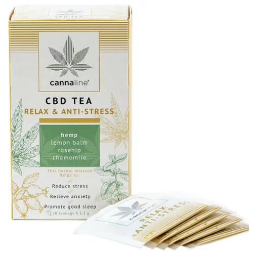  CBD Relax & Anti-stress Tea, čajna mešanica