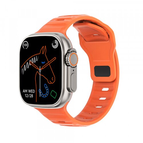 Smart Watch DT8 ultra narandzasti (silikonska narukvica) Slike