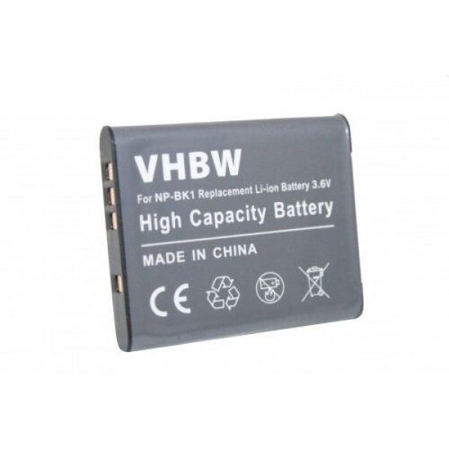 VHBW Baterija NP-BK1 za Sony CyberShot DSC-S750 / DSC-S950 / DSC-W370, 600 mAh Slike