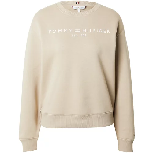 Tommy Hilfiger Sweater majica bež / bijela