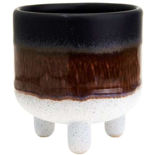Sass &amp;amp; Belle crno-bijela saksija Bohemian Home Mojave, &amp;oslash; 7,5 cm Slike