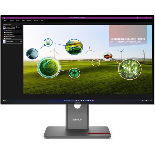 Lenovo ThinkVision P27Q-40 27inch IPS QHD 16:9 24Hz 350cd/m2 1500:1 6ms 3xUSB-A 1xUSB-C 1xUSB-B HDMI DP 99 sRGB eclipse black 3Y, (5000165991) Cene