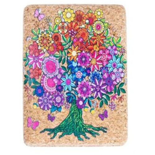 Viter ogledalce cork floral design ( L-855_5 ) Slike
