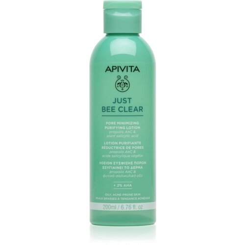Apivita Just Bee Clear Pore Minimizing Lotion tretman za pro&amp;scaron;irene pore i mitesere 200x1 ml Slike
