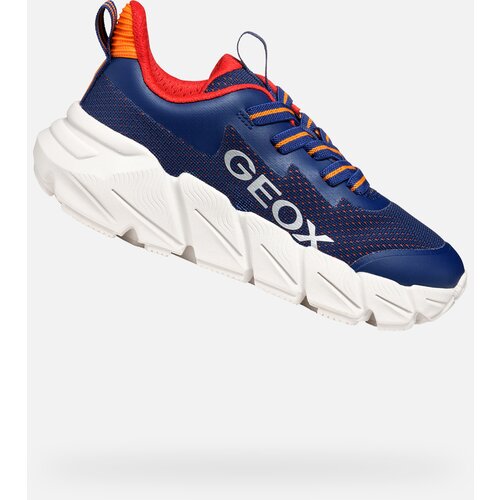 Geox Dark Blue Boys' Flexyper Fast Sneakers - Boys Cene