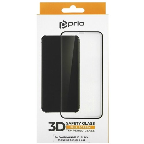 Prio Kaljeno zaštitno staklo za Samsung Galaxy Note 10, Full Cover 3D, crno Cijene