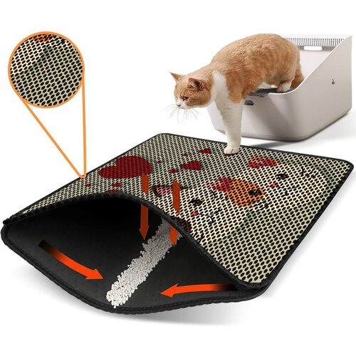 WALLXPERT Nrszn0087 multicolor cat litter mat Cene