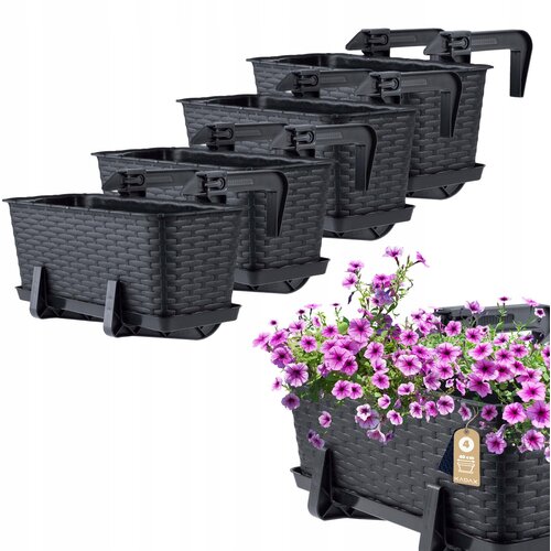 KADAX Balkonski zaboj 40 cm Stojala za cvetlične lončke 4 kosi, (5000353158) Cene