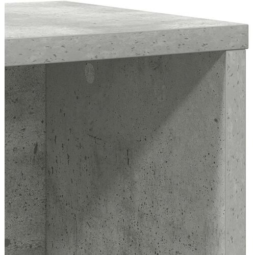 VidaXL Regal za knjige boja betona 60x24x85 cm konstruirano drvo Slike