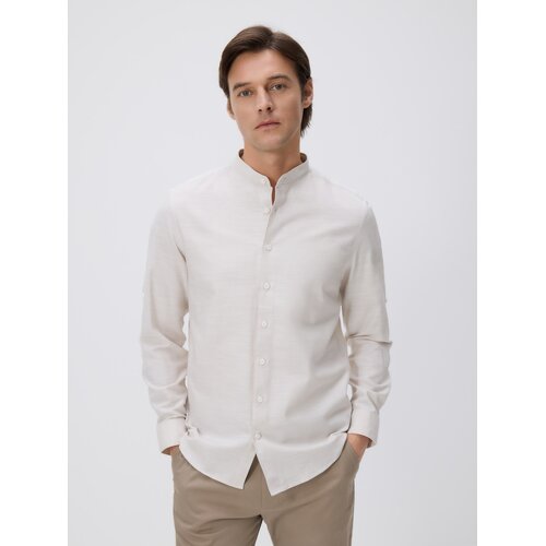Reserved Slim fit pamučna košulja - bež Cene