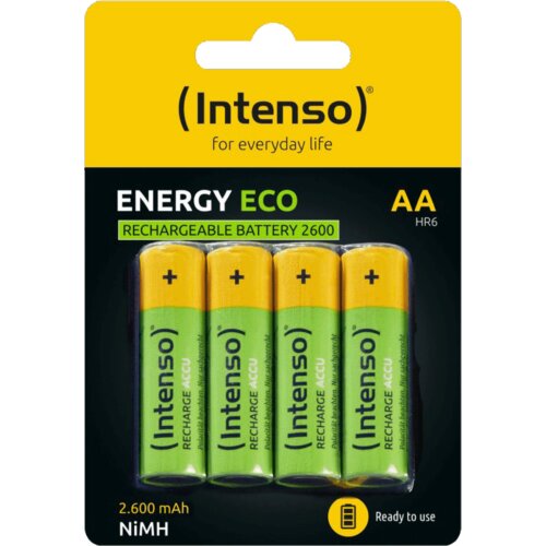  (Intenso) Baterija punjiva AA / HR6, 2600 mAh, blister 4 komada &amp;ndash; AA / HR6/2600 Slike