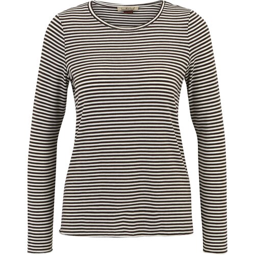 Smith&amp;amp;Soul Majica temno rjava / bela Slike