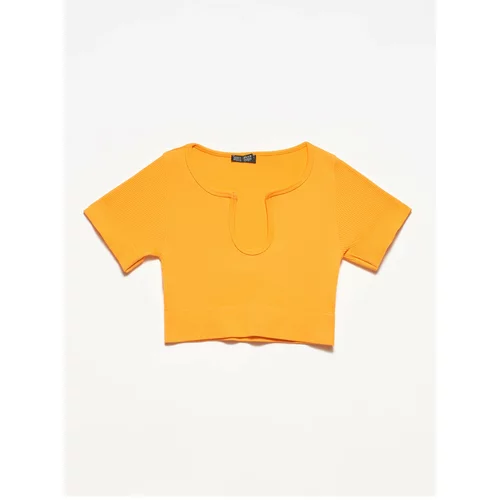 Dilvin Blouse - Orange - Regular fit