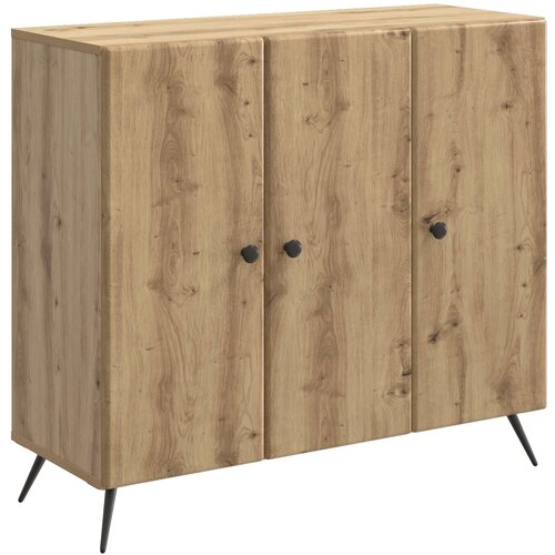 vidaXL Strani &scaron;al Artisan hrast 89 x 34,5 x 80 cm Inženirski les, (5000217990) Cene
