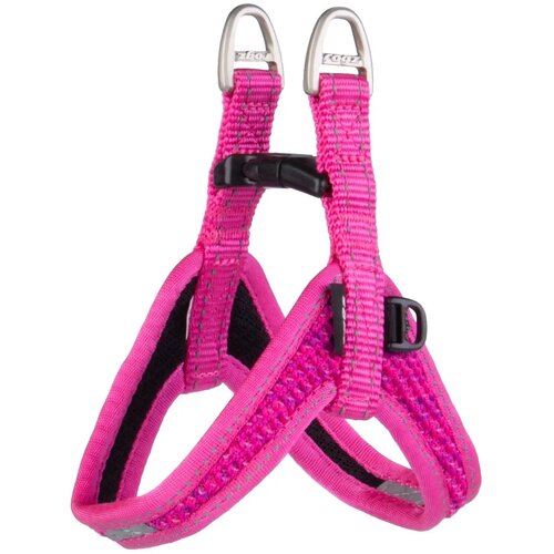 Rogz fast-fit am za pse sa bumerang krojem l &amp;mdash; obim 63 cm crvena Slike