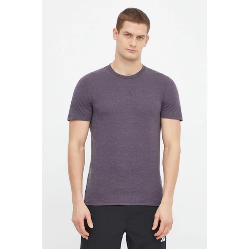 Adidas Kratka majica za vadbo vijolična barva